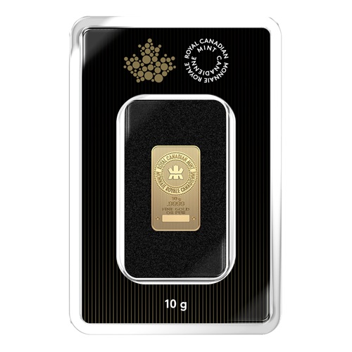 Gold Royal Canadian Mint bar - 10 Gram